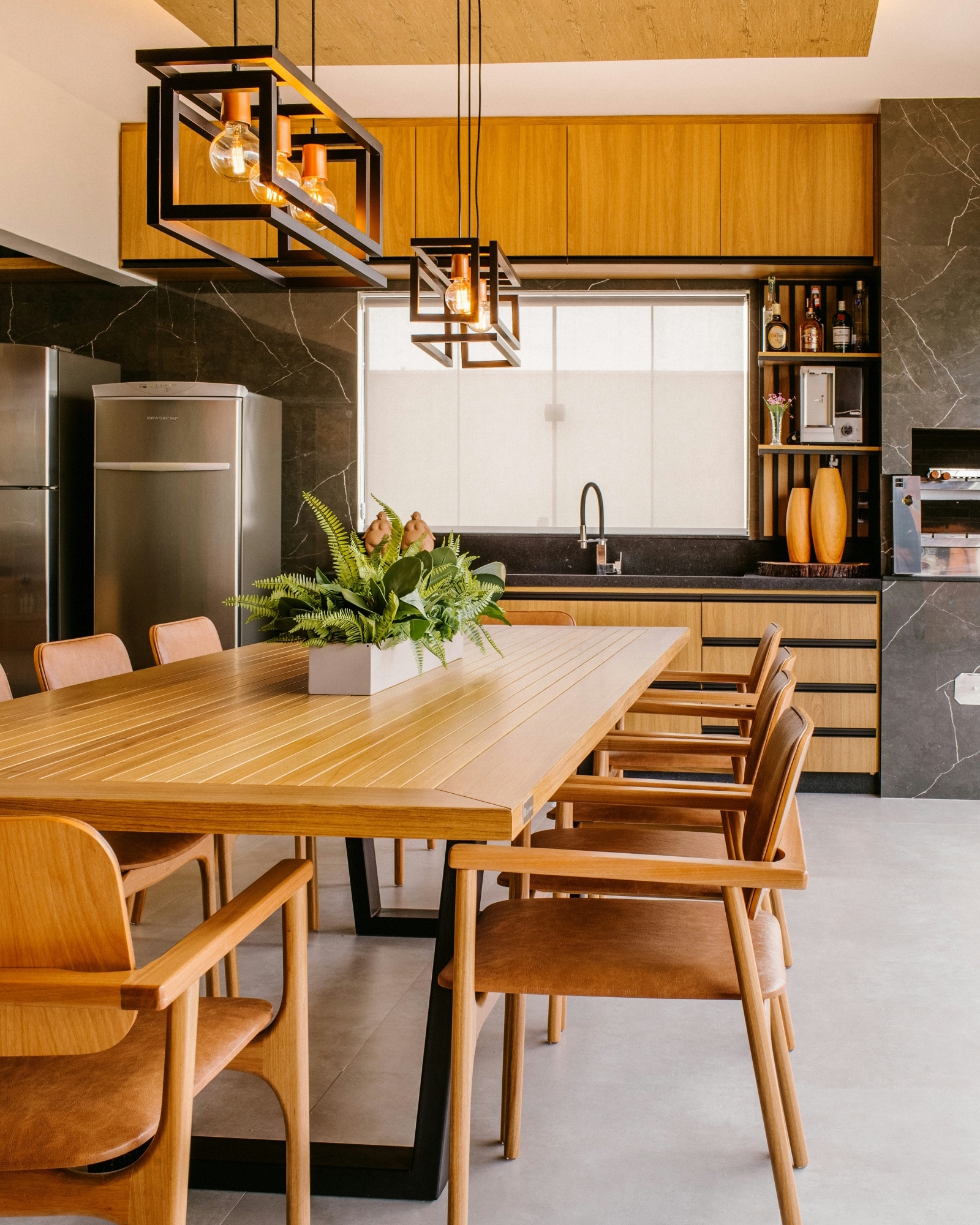 The living area and kitchen at Ironmonger's Loft