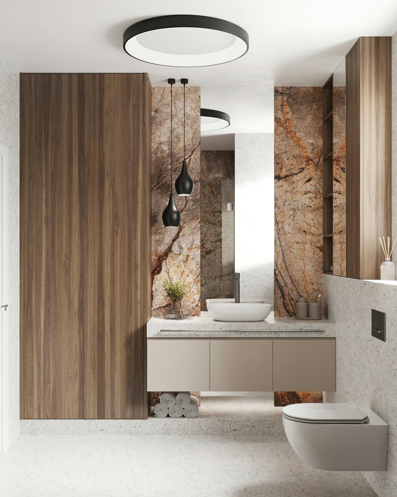The bathroom at Ironmonger's Loft